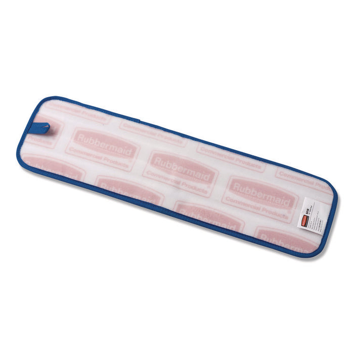 Microfiber Wet Mop Pad, 18", Blue