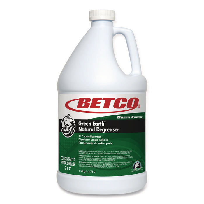 Green Earth Natural Degreaser, 1 gal Bottle, 4/Carton