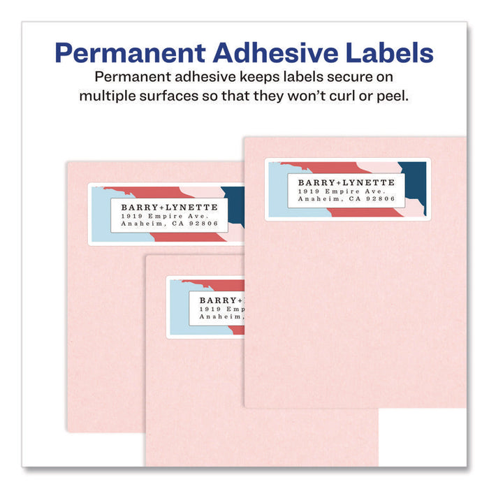 White Shipping Labels-Bulk Packs, Inkjet/Laser Printers, 3.5 x 5, White, 4/Sheet, 250 Sheets/Box