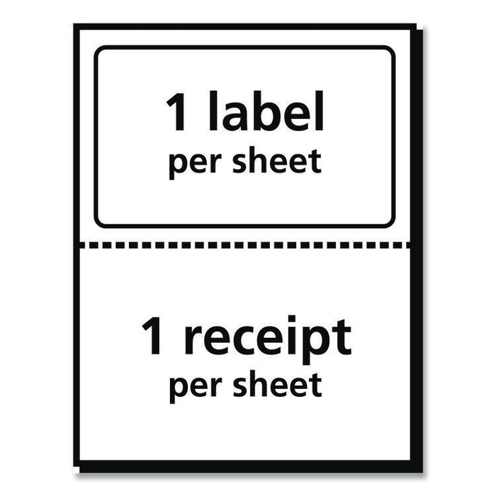 Shipping Labels with TrueBlock Technology, Inkjet Printers, 5.06 x 7.62, White, 25 Sheets/Pack