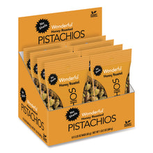 Load image into Gallery viewer, No Shells Honey Roasted Pistachios, 2.25 oz Bags, 8/Box
