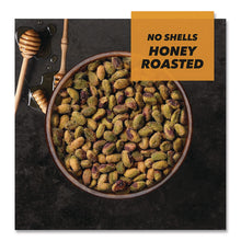 Load image into Gallery viewer, No Shells Honey Roasted Pistachios, 2.25 oz Bags, 8/Box

