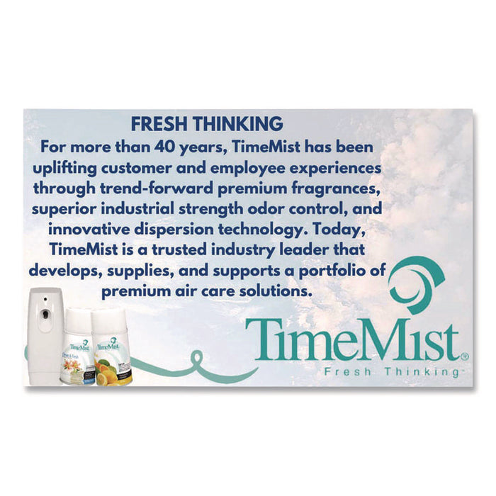 Premium Metered Air Freshener Refill, Cinnamon, 7.1 oz Aerosol Spray, 12/Carton