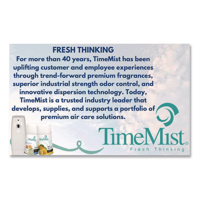 Premium Metered Air Freshener Refill, Citrus, 7.1 oz Aerosol Spray, 12/Carton