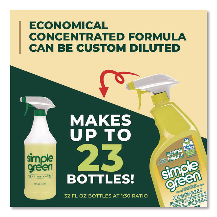 Industrial Cleaner and Degreaser, Concentrated, 24oz Spray Bottle
