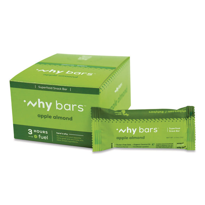 Superfood Snack Bar, Apple Almond, 2.04 oz Bar, 12/Box