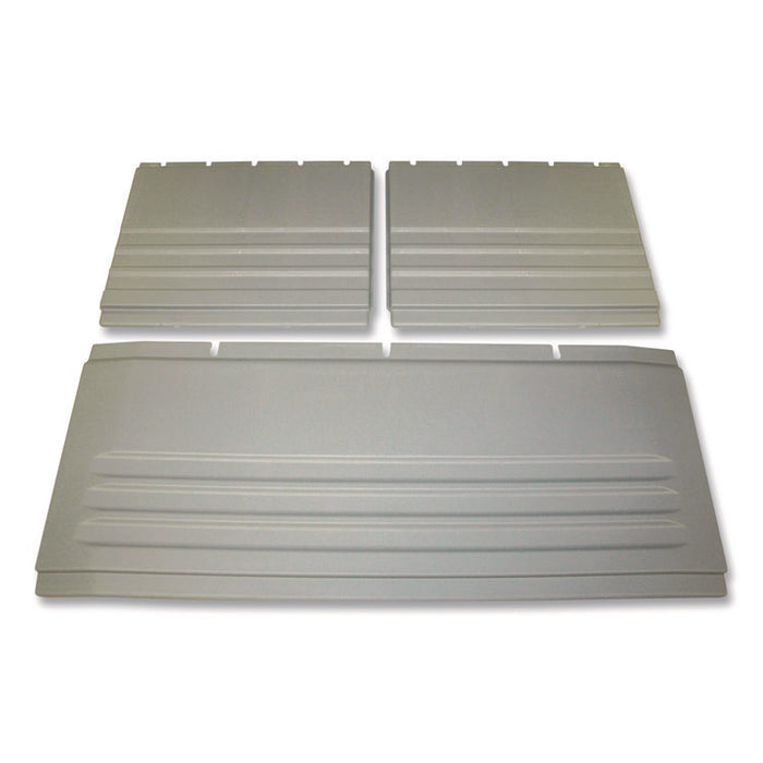 Utility Cart Replacement Parts, Panel Kit, For Rubbermaid FG4092, FG4093, FG4094, Plastic, Gray