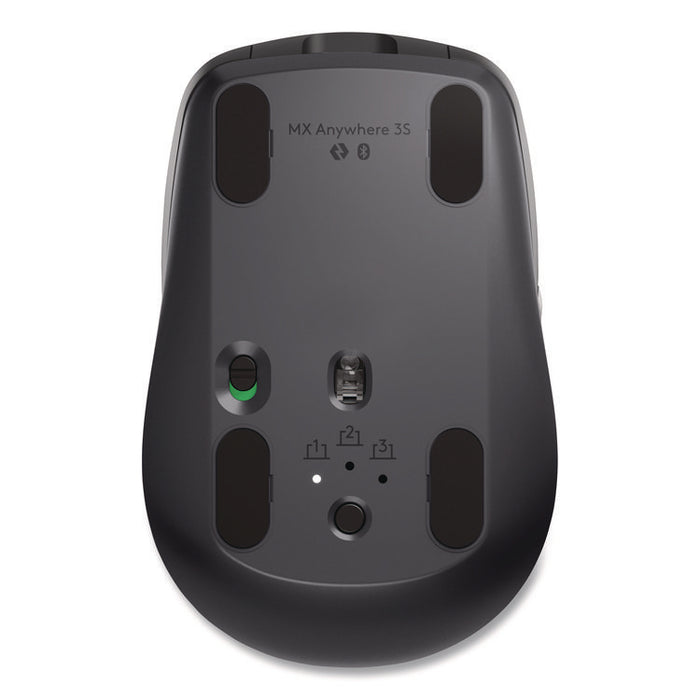MX Anywhere 3S For Business Wireless Mouse, 33 ft Wireless Range, Right Hand Use, Graphite