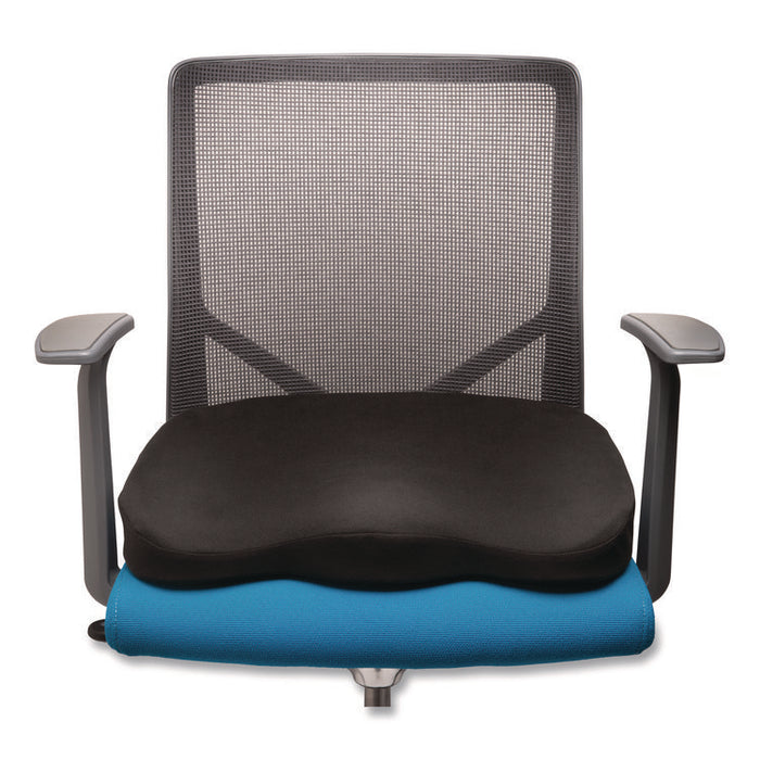Memory Foam Seat Rest, 17.4  x 15.4  x 2.9, Black