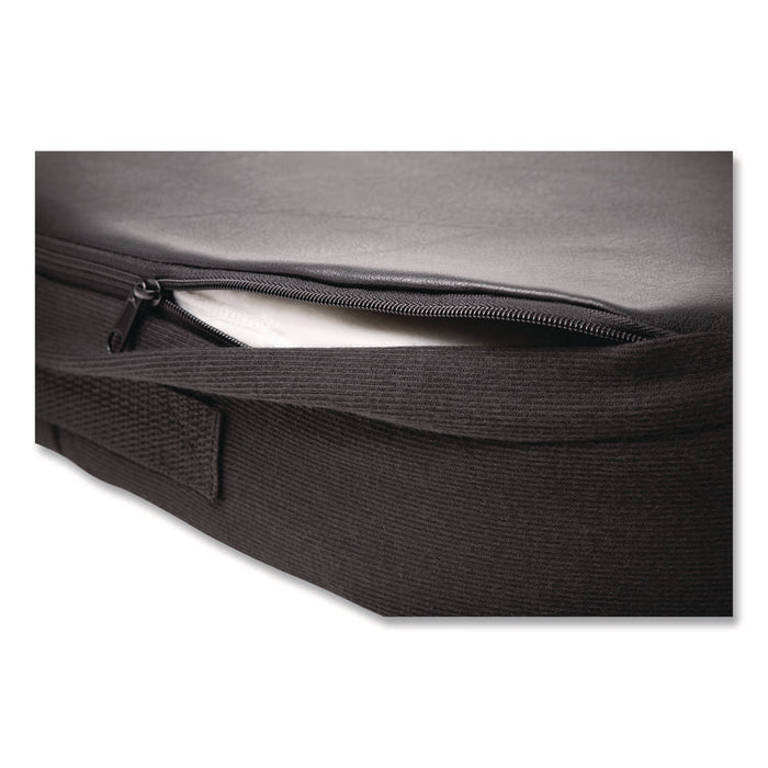 Memory Foam Seat Rest, 17.4  x 15.4  x 2.9, Black