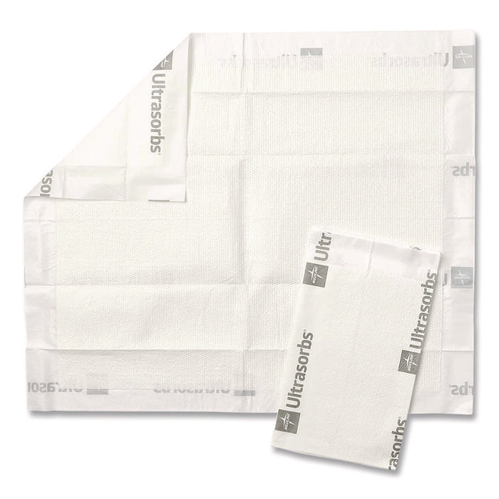 Ultrasorbs Disposable Dry Pads, 23 x 35, Blue, 7/Box