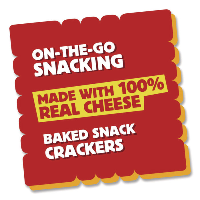 Baked Snack Crackers, Extra Toasty Crackers, 1 oz Bag, 12/Box