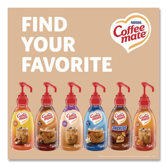Liquid Coffee Creamer, Sweetened Original, 1.5 L Pump Bottle, 2/Carton