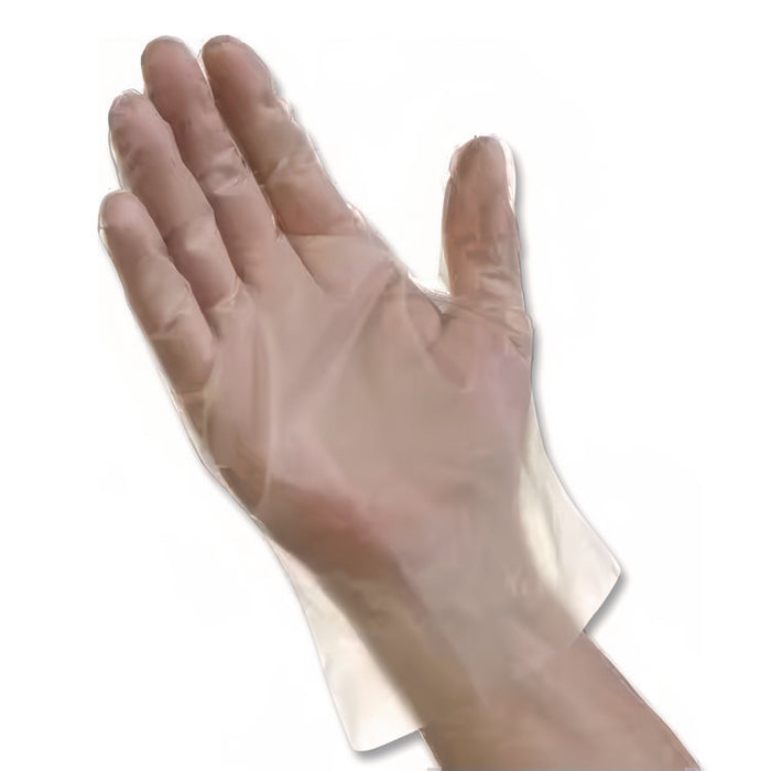 EconoFit Plus Polyethylene Gloves, Powder-Free, X-Large, Clear, 200/Box, 10 Boxes/Carton