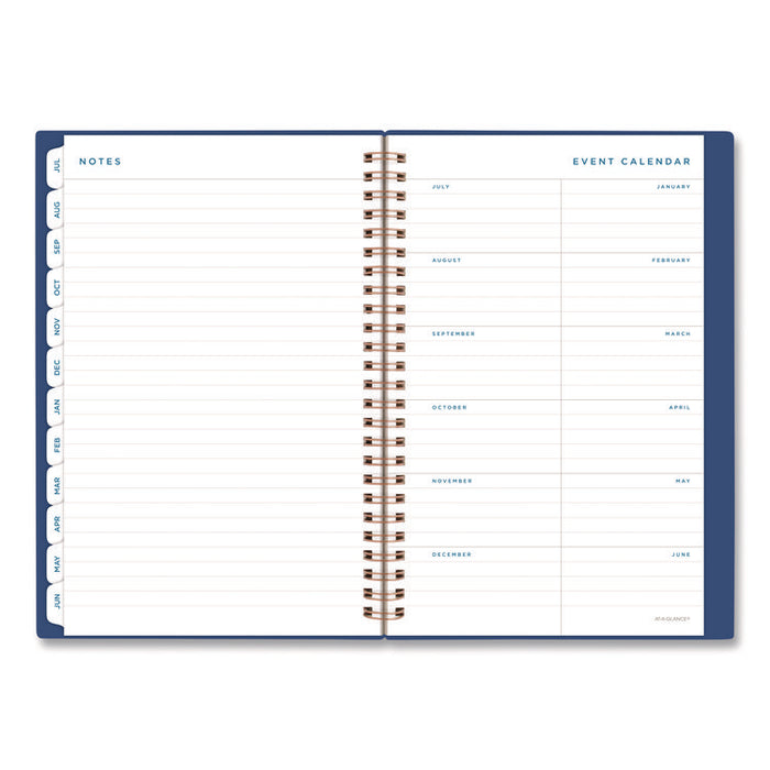 Signature Lite Academic Weekly Monthly Planner, Blue Cover, 12-Month (July to June): 2025 to 2026