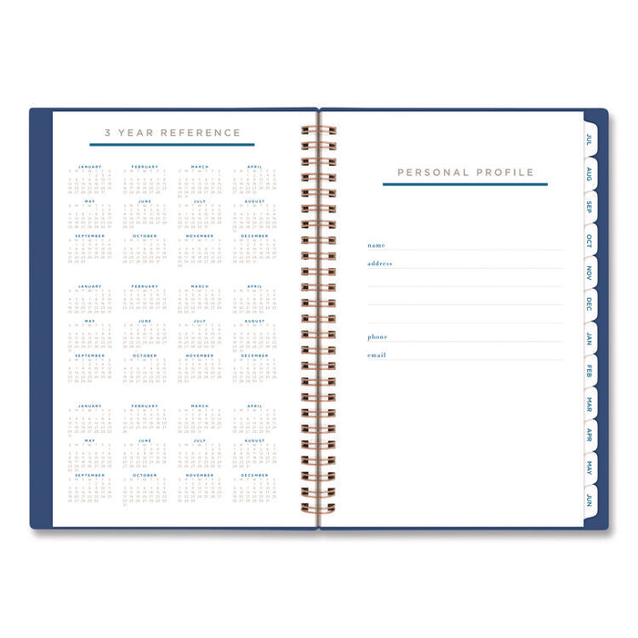 Signature Lite Academic Weekly Monthly Planner, Blue Cover, 12-Month (July to June): 2025 to 2026
