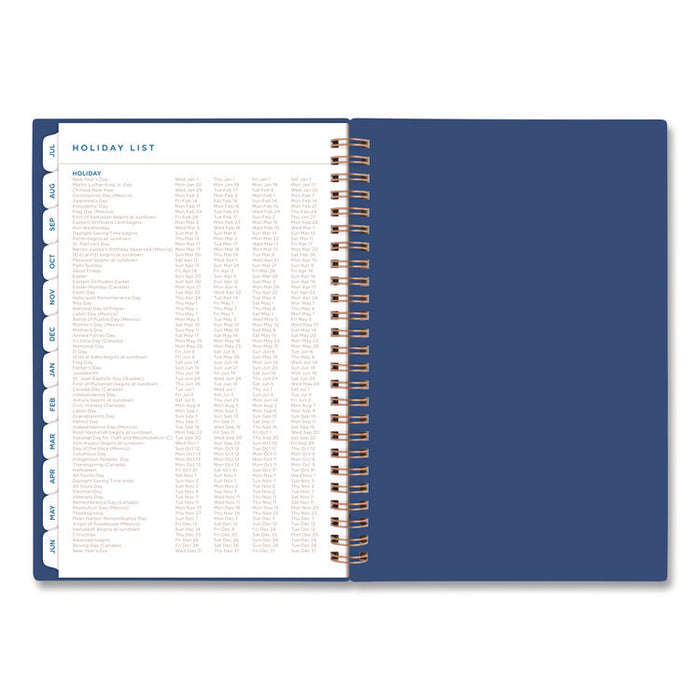 Signature Lite Academic Weekly Monthly Planner, Blue Cover, 12-Month (July to June): 2025 to 2026