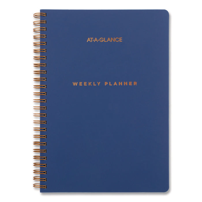 Signature Lite Academic Weekly Monthly Planner, Blue Cover, 12-Month (July to June): 2025 to 2026