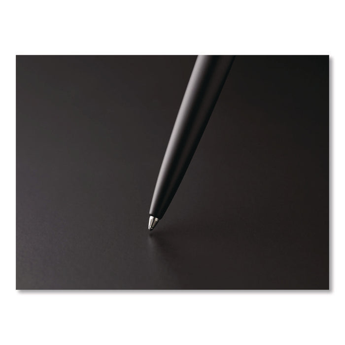 Jotter Bond Street Ballpoint Pen, Retractable, Medium 1 mm, Blue Ink, Black/Chrome Barrel