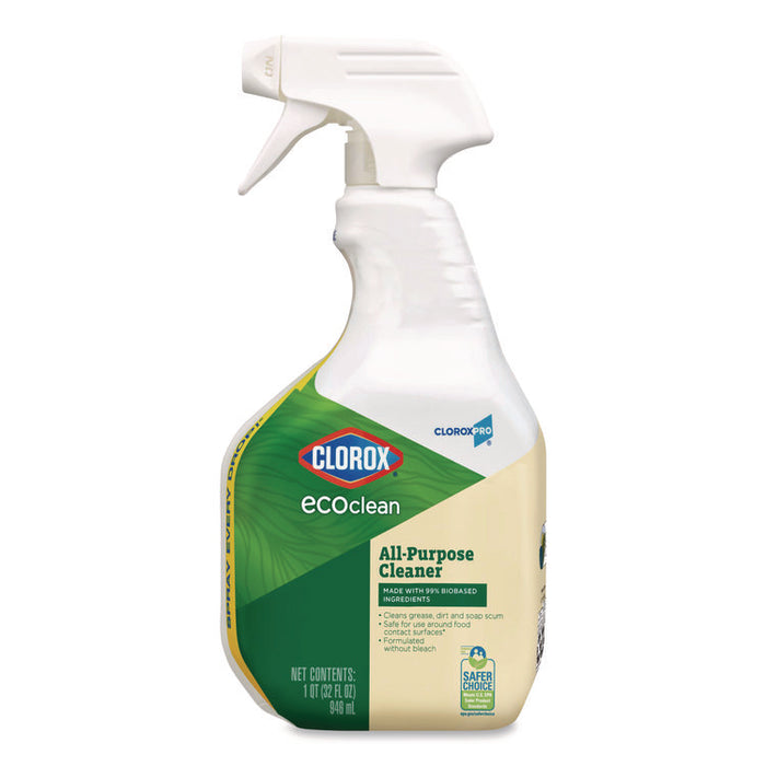 Clorox Pro EcoClean All Purpose Cleaner, Unscented, 32 oz Spray Bottle