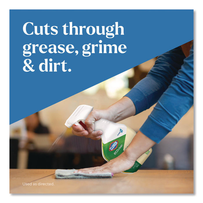 Clorox Pro EcoClean All-Purpose Cleaner, Refill, Unscented, 128 oz Bottle, 4/Carton