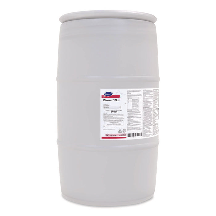 Divosan Plus Spectrum Sanitizer, Acetic Acid Scent, 55 gal Drum