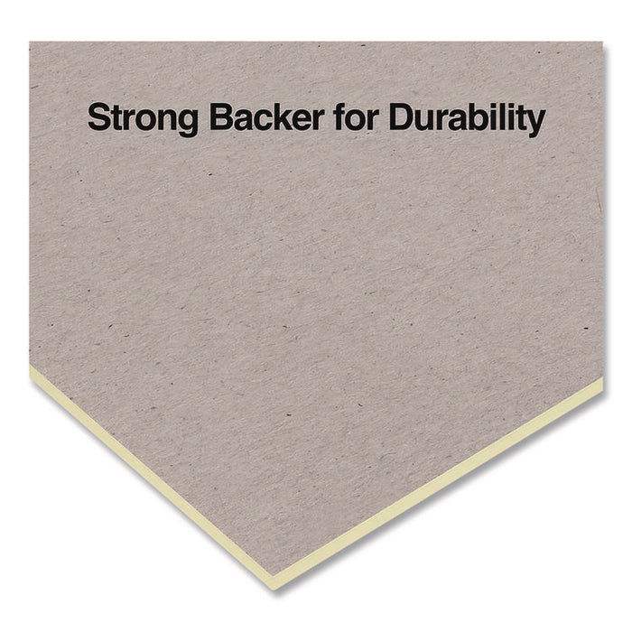 Notepads, Wide/Legal Rule, (50) Canary 8.5 x 14 Sheets, 12/Pack