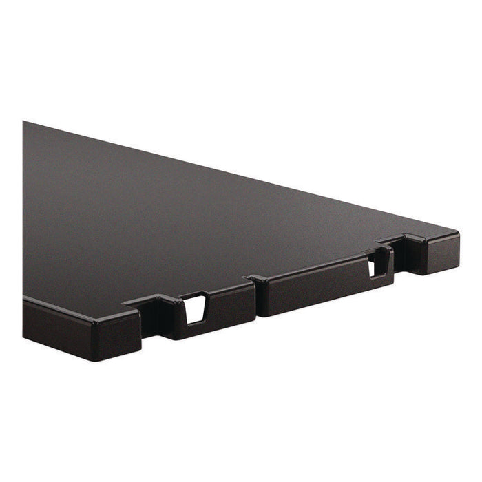 Adjustable Shelf for Suncast Commercial Full-Size Housekeeping Carts HKC1000/HKC2000, Plastic, Black