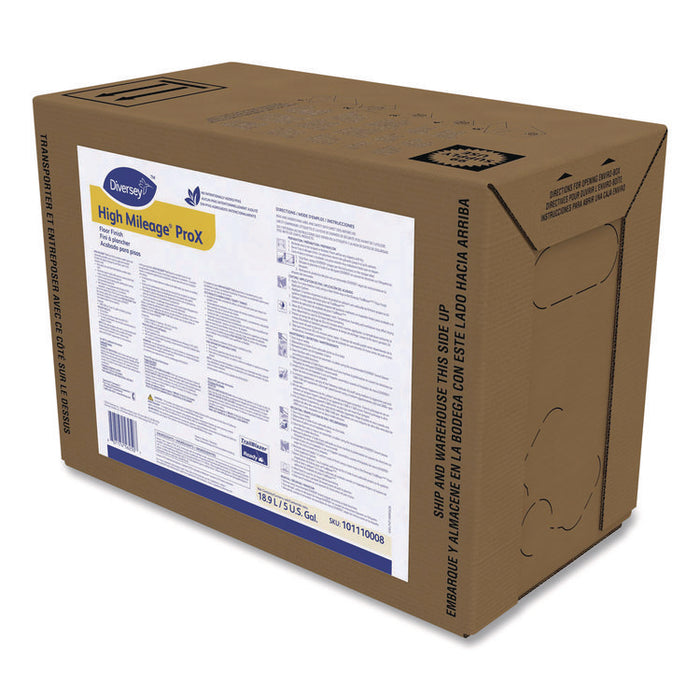 High Mileage ProX Floor Finish, 5 gal Bag-in-Box