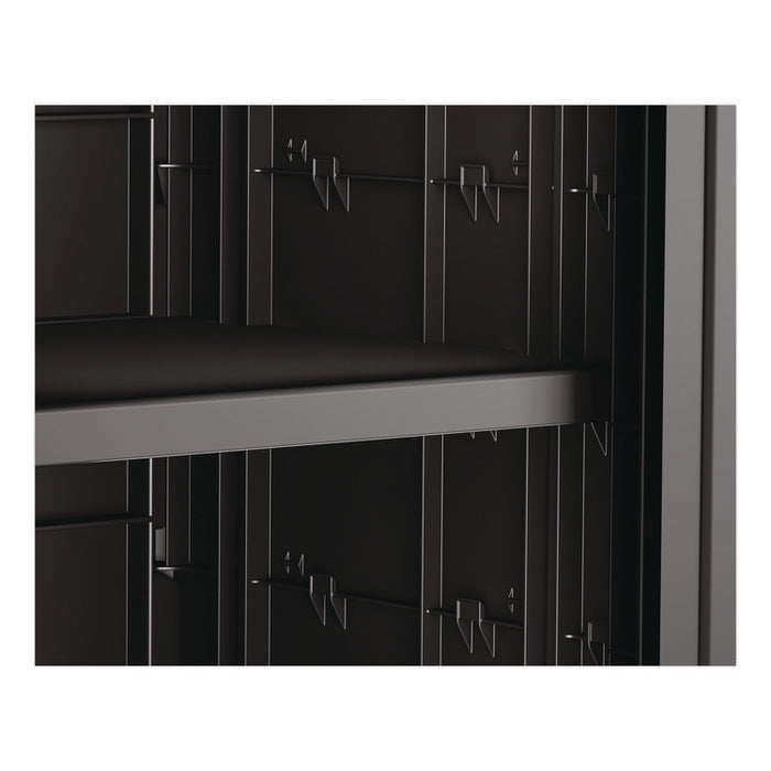 Adjustable Shelf for Suncast Commercial Full-Size Housekeeping Carts HKC1000/HKC2000, Plastic, Black