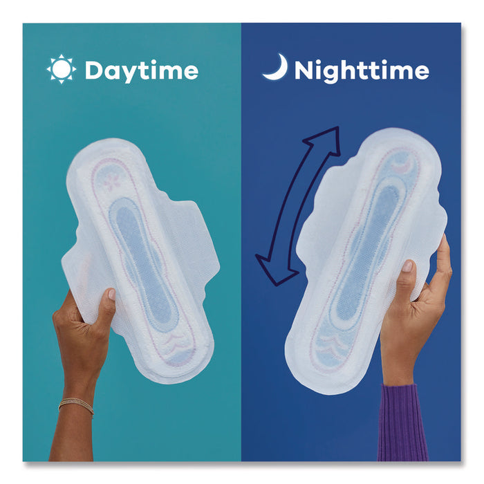 Ultra Thin Pads with Wings, Size 1, Regular Absorbency, 22 Pads/Pack, 12 Packs/Carton