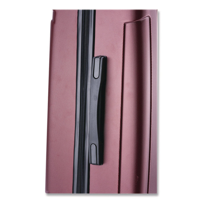 Pilot Hard Side Carry-On Suitcase, Four-Wheeled Spinner, 16.34 x 10.24 x 25.39, Wine