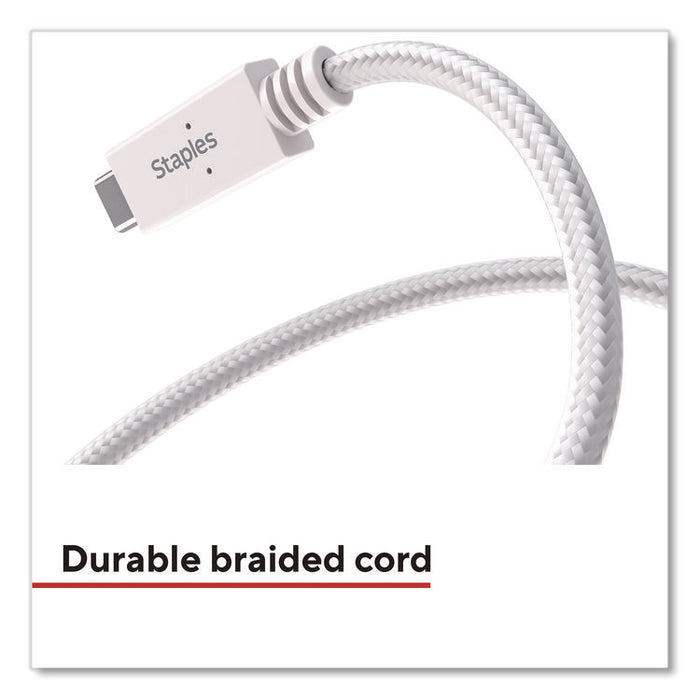 USB-C to USB-A 3.1 Charging Cable, 3.3 ft, White