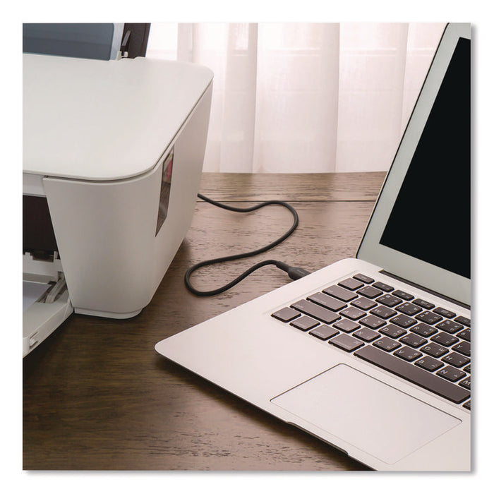 Micro USB to USB-A 2.0 Charging Cable, 6.5 ft, Black