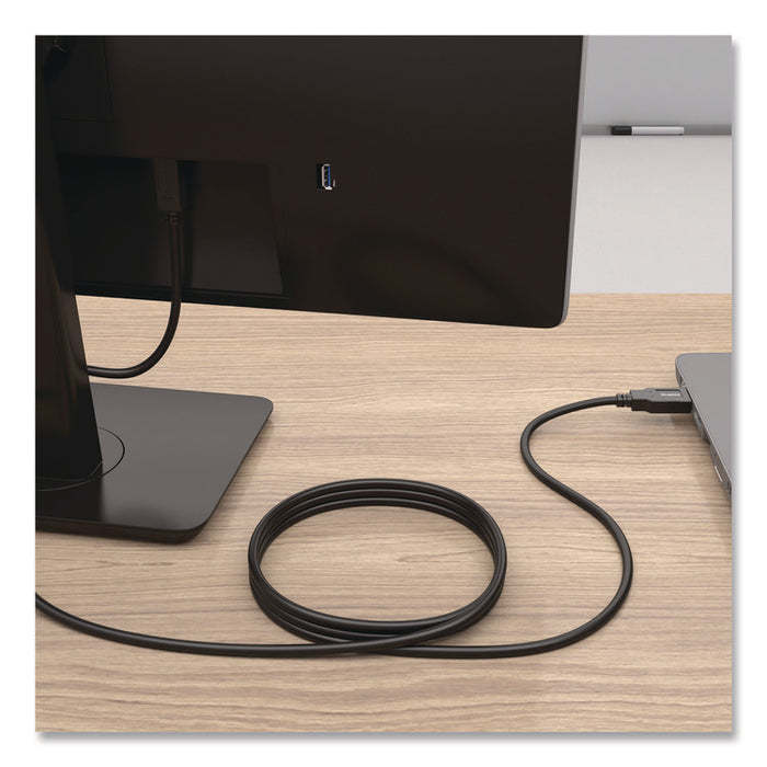 USB-A to USB-B 2.0 Cable, 16 ft, Black