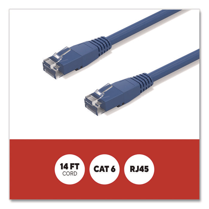 CAT6 Ethernet Cable, 14 ft, Blue