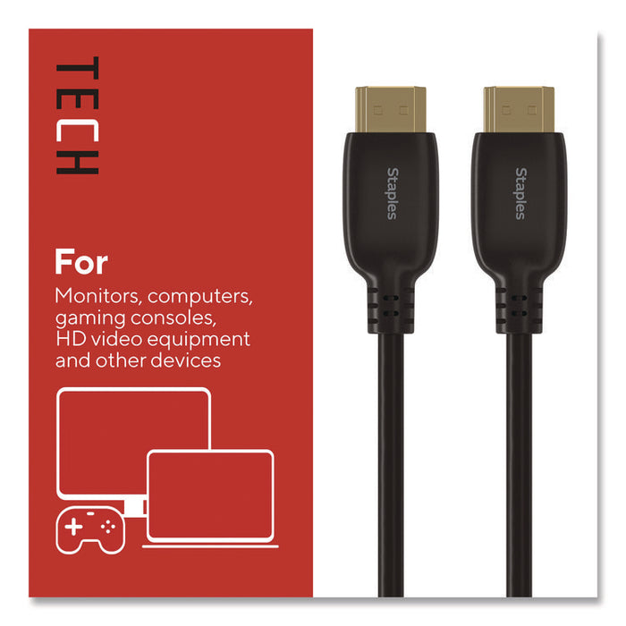 HDMI to HDMI Audio/Video Cable, 4 ft, Black