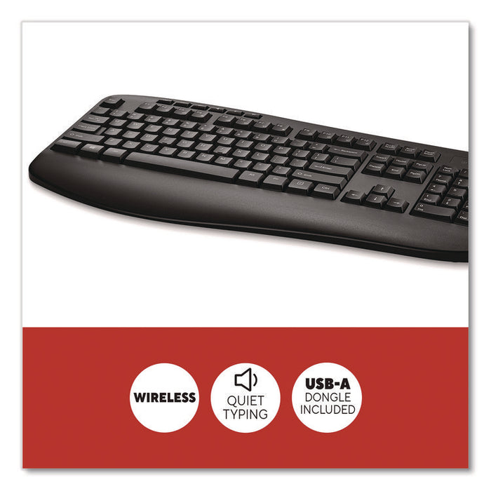 Wireless Comfort Keyboard, Black