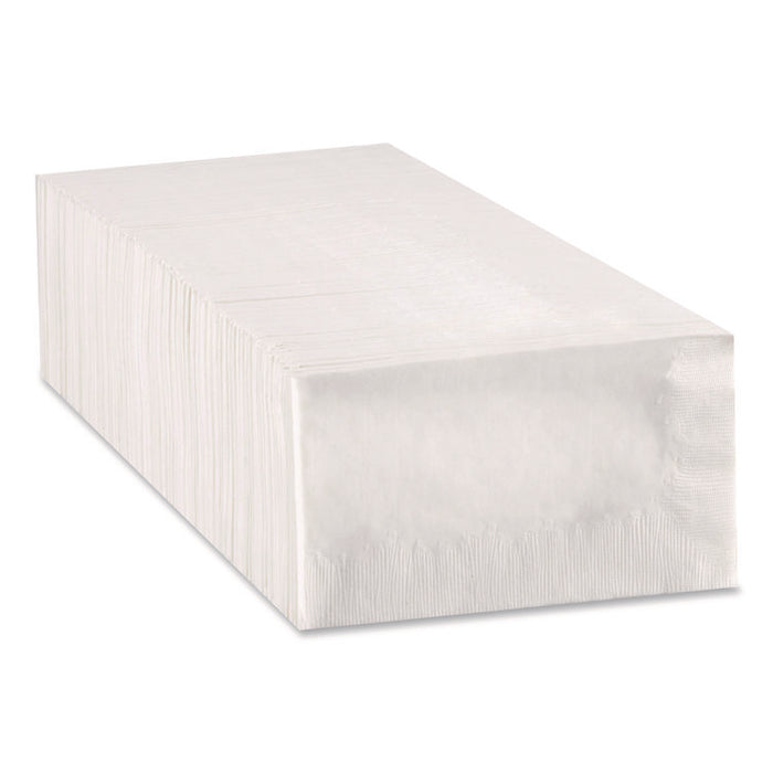 1/8-Fold Dinner Napkin, 1-Ply, 15 x 16.8, White, 350/Pack, 12 Packs/Carton