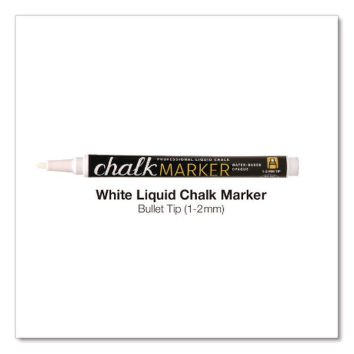 Tabletop Chalkboard Signs, Black Surface, 4 x 6, 3/Pack