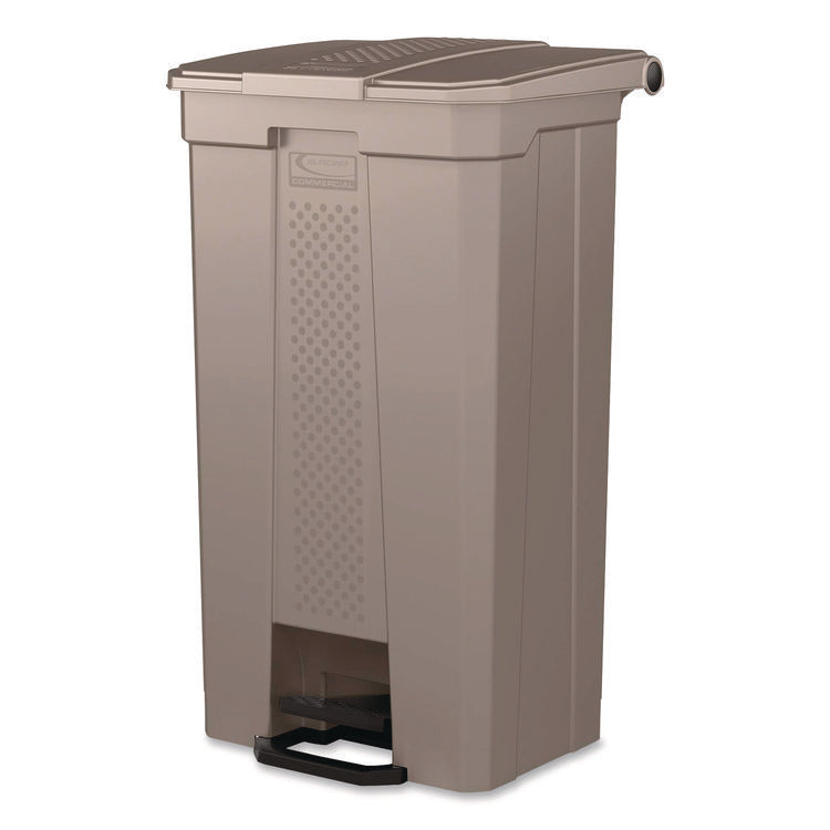 WASTE CONTAINER, METAL, STEP-ON