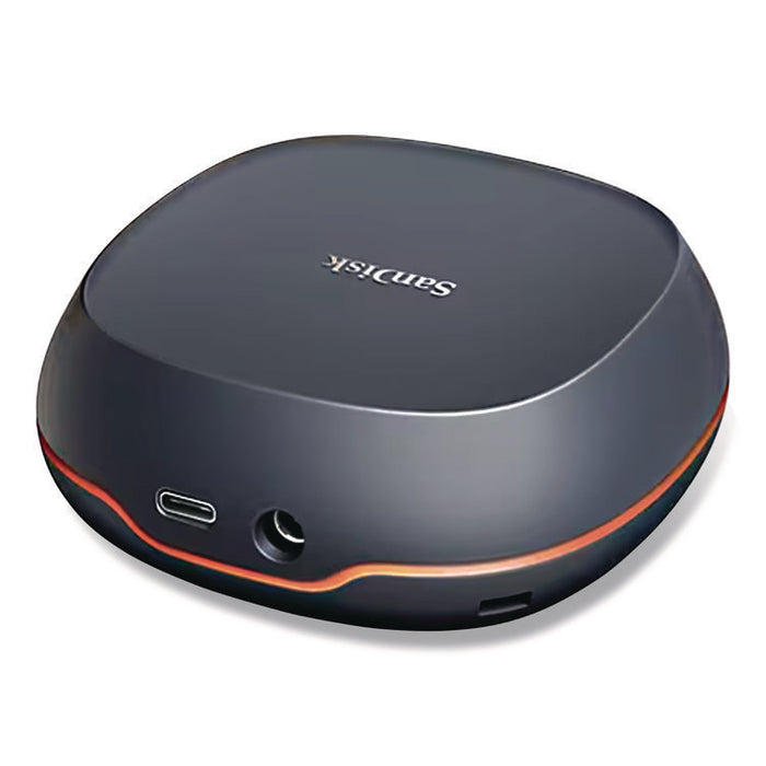 USB 3.2 External Solid State Drive, 4 GB, Black