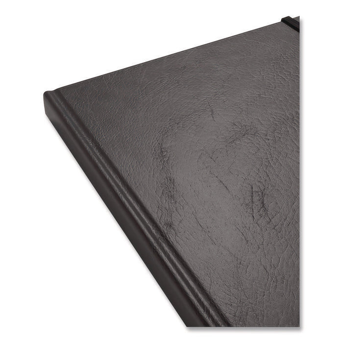 Flexible-Cover Business Journal, 1-Subject, Narrow Rule, Black Cover, (128) 10 x 8 Sheets