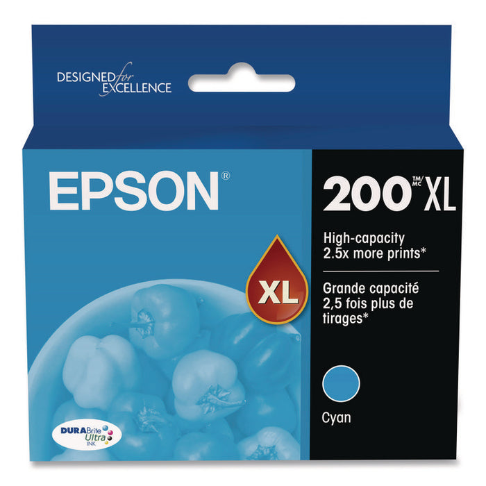 T200XL220S (200XL) DURABrite Ultra High-Yield Ink, Cyan