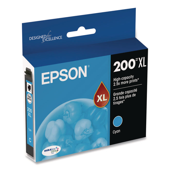 T200XL220S (200XL) DURABrite Ultra High-Yield Ink, Cyan