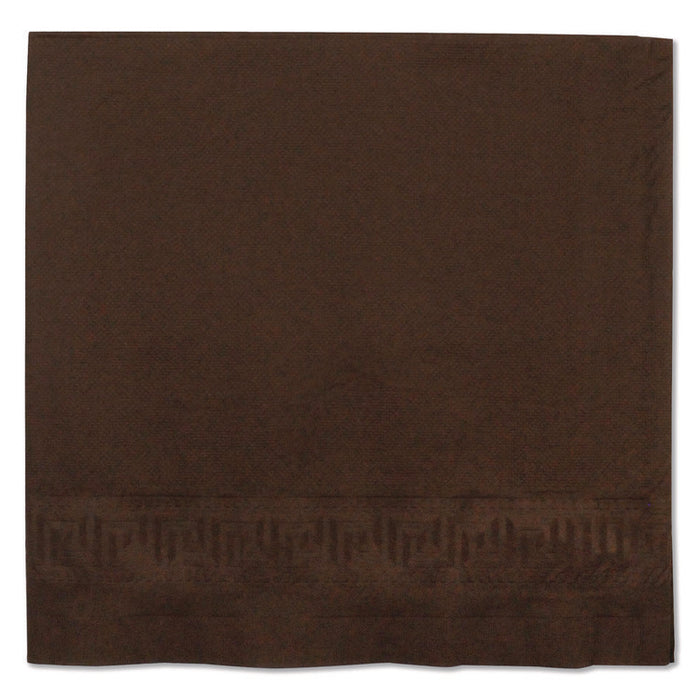 Cellutex Table Covers, Poly/Tissue, 54" x 108", Chocolate Brown, 25/Carton