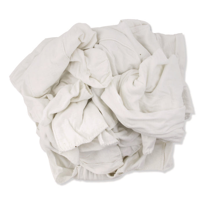Knit Baby Diaper Rags, 2-Ply, 15 x 18, White, 25 lb/Carton