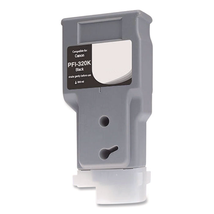Compatible Black Ink, Replacement for PFI-320 (PFI-320BK), 330 mL