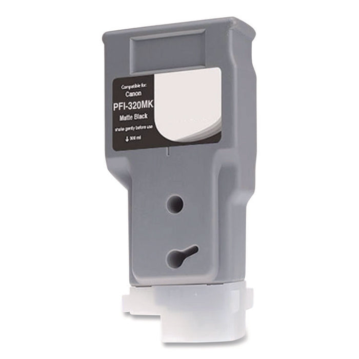 Compatible Matte Black Ink, Replacement for PFI-320 (PFI-320MBK), 330 mL