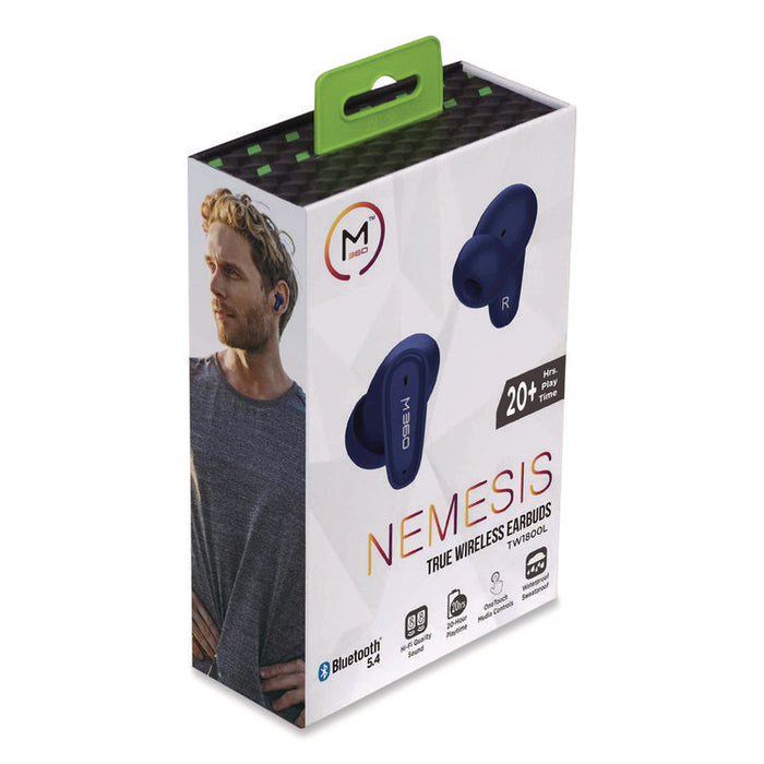 Nemesis True Wireless Earbuds, Blue